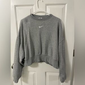 Nike cropped sweatshirt